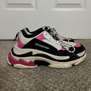Balenciaga triple s chunky pink sneakers